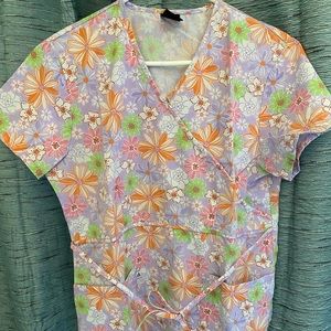 Woman’s Cherokee Floral Scrub